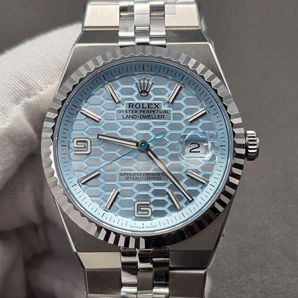 【EB工場】ロレックス M127336-0001 ランドドゥエラー 40mm アイスブルー 加重版 スーパーコピー時計